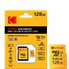 KODAK Sd Micro 128gb Cl10 Uhs-i U3 V30 A1 Ultra Con Adattatore