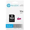 HP 64gb micro SDXC Memory Card MXV30 UHS-I U3