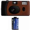 Yashica MF-1 Snapshot camera Brown