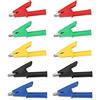 Hilitand 10 pz Clip a coccodrillo 5 colori P2002 20A 4mm Terminale isolato Test elettrico Banana Jack Coccodrillo Morsetto Multimetro 380 V