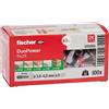 fischer - Tacos pared 5x25 DuoPower para hormigón, Caja 100 uds