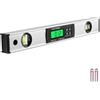 ALLmeter 400mm/16 inch Angle Finder Digitale Inclinometro 4*90°, Base magnetica Goniometro Livello, 5Unità di misura conversioni,Display LCD Retroilluminazione, per Costruzione Ingegneria Lavoro Legno
