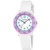 Calypso Orologio Bambino Analogico - Caucciù Bianco - Movimento al Quarzo - Orologio Infantile - Vetro Resistente - Impermeabile 10 ATM - My First Watch - K5829/1