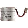 Panasonic pacco batteria litio compatibile Duevi 6V 850mAh CR2-2S