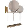 GI.METAL Gi-Metal - Supporto a parete per 3 pale per pizze