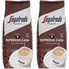 Caffè in Grani Espresso Casa (Confezione Da 2 Kg) - Adatto per La Moka - Linea L
