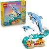 LEGO Creator 3 in 1 Animali Marini: Meravigliosi Delfini Giocattolo - Si Trasfor