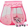 vidaXL Tenda da Gioco per Bambini con 250 Palline 102x102x82 cm Colori Diversi vidaXL