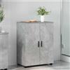 vidaXL Mobile da Bagno con archiviazione Legno multistrato & Metallo vidaXL