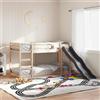 vidaXL Letto a Castello Scivolo e Scala 90x190 cm Legno Massello Pino vidaXL