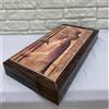 Senza marchio Set backgammon fatto a mano antico re persiano tavola in legno 19,6" e idea...
