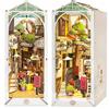 Book Nook Kit Miniature Da Costruire Diy Booknook 3D Puzzle Legno Con Luci Decor