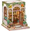 Does not apply Book Nook: Kit Miniatura DIY per Adulti, Casetta Luce Led/Protezione Antipolvere