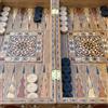Senza marchio Set scacchi backgammon fatti a mano premium tavola in legno regalo per uomo 🎁