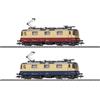 Märklin MARKLIN 37300 H0 Set 2 locomotive Re 421: TEE + Rheingold, ep VI (AC, sound)