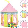 vidaXL Tenda da Gioco per Bambini 250 Palline 100x100x127 cm Colori Diversi vidaXL