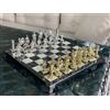 Senza marchio Set scacchi per adulti scacchiera in legno impero romano fatta a mano - regal...