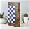 Senza marchio Tavola da backgammon in legno massello premium 13,8" fatta a mano 🎁 regalo...