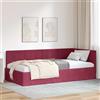 vidaXL Cornice del letto ad angolo con testiera Velluto Daybed moderno Divano vidaXL