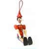 ICT Corriere Exp. - 48 x BURATTINO IN LEGNO ARTIGIANALE PINOCCHIO 15CM BOMBONIERE G