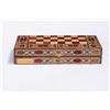 Senza marchio Set Scacchi Backgammon Completo Fatto a Mano in Legno Massello Gioco da...