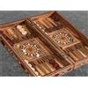 Senza marchio Set Scacchi Backgammon Fatto a Mano in Legno Massello Gioco Dama da Tavolo...