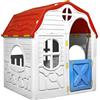 vidaXL Casetta per Bambini Pieghevole con Porta e Finestre Giocattolo Gioco vidaXL