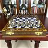 Senza marchio Set Scacchi X Grande Mitologia Antica 15,3" | Scacchiera Solida con...