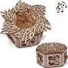 Does not apply Mystery Flower Für Elise Wooden Music Box Kit - Keepsake & Jewelry Box - Puzzle