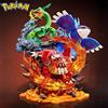 Action Figure Pokémon Groudon Kyogre Rayquaza 35cm STATUA DA COLLEZIONE Anime