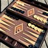 Senza marchio Backgammon Set Coccodrillo Ecopelle Vintage Tavola Fatta a Mano - Regalo...