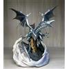 Yu-Gi-Oh Duel Monsters Drago Bianco Occhi Blu Action Figure 25cm Statua Collezio