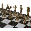 Senza marchio Scacchi vintage pezzi solo fatti a mano antica Cleopatra e faraone 🎁 regalo...