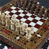 Senza marchio Set Scacchi Backgammon Fatto a Mano in Legno Massello Gioco da Tavolo 3 in...