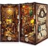 Does not apply Kit Book Nook DIY per Adulti - Casa in Miniatura Con Luci LED Da Montare, Modell
