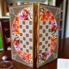Senza marchio Backgammon Set Gioco da Tavolo in Legno Persiano Khatam Fatto a Mano 19,6" - ...