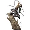 Attack on Titan Anime Action Figures Levi Ackerman 25cm Manga New da Collezione