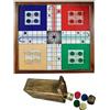 Mind Challenge Magnetico Ludo Viaggio Tavola Gioco Fatto A Mano IN Legno Classico Set Strategia