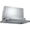 Bosch DFR067A52 - Copertura per schermo piatto serie 4, 60 cm di larghezza, aria di trascinamento e di scarico, prodotto in Germania, EcoSilence Drive, motore silenzioso ed efficiente, illuminazione a