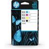 HP 6ZC71AE cartuccia d'inchiostro originale multipack nero, ciano, magenta, giallo 1.390 copie