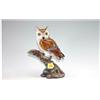 Corriere Exp. SPLENDIDO GUFETTO DA COLLEZIONE STATUETTA RESINA GUFO OWL BOMBONIE