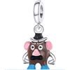 Ciondoli in argento 925 Disney per braccialetto mickey minnie paperina cartoons
