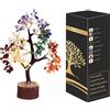 Seven Chakra Natural Healing Reiki Crystal Bonsai Fortune Money Tree for Good Lu