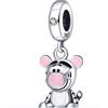 Ciondoli in argento 925 Disney per braccialetto mickey minnie paperina cartoons