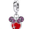 Ciondoli in argento 925 Disney per braccialetto mickey minnie paperina cartoons