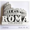 ICT SET DA 12 PEZZI Calamita Magnete Souvenir Roma Colosseo in Resina Color Marmo B
