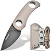Runer Full Tang Coltello Da Caccia Campeggio a Lama Fissa 4,7Cm Con Guaina Kydex