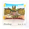 ICT Corriere Exp.- 12 Pezzi Souvenir Italy Rome Calamita Magneti Frigo ROMA P.zza S