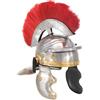 Elmo da Cavaliere Medievale Romano LARP in Acciaio e Rame Armatura vidaXL
