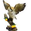 Corriere Exp. SPLENDIDO GUFETTO BOMBONIERA STATUETTA RESINA GUFO SU RAMO OWL PO